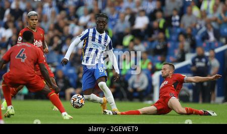 Brighton and Hove, England, 21st August 2021.    during the Premier League match at the AMEX Stadium, Brighton and Hove. Picture credit should read: Paul Terry / Sportimage Stock Photo