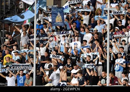 Empoli, Italy. 21st Aug, 2021. Lazio supporters during the Serie A football match between Empoli FC and SS Lazio at Carlo Castellani stadium in Empoli (Italy), August 21th, 2021. Photo Andrea Staccioli/Insidefoto Credit: insidefoto srl/Alamy Live News Stock Photo