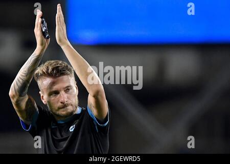 Empoli, Italy. 21st Aug, 2021. Ciro Immobile of SS Lazio during the Serie A football match between Empoli FC and SS Lazio at Carlo Castellani stadium in Empoli (Italy), August 21th, 2021. Photo Andrea Staccioli/Insidefoto Credit: insidefoto srl/Alamy Live News Stock Photo