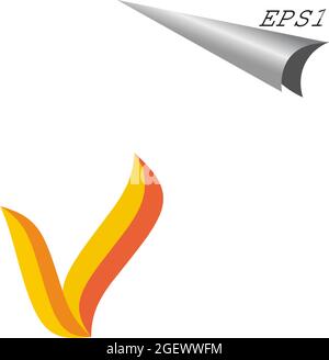 Initial F Star Logo monogram design template. Simple elegant shape style modern logo. Stock Vector