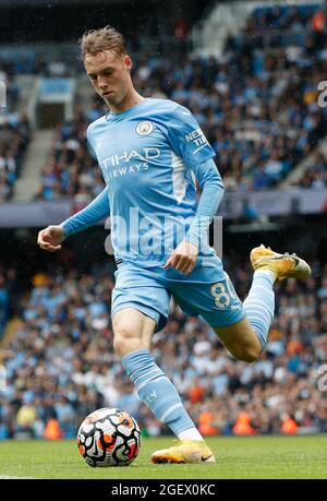 Manchester, England, 21st August 2021.  Cole Palmer of Manchester City during the Premier League match at the Etihad Stadium, Manchester. Picture credit should read: Darren Staples / Sportimage Stock Photo