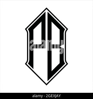 White and Black Letters PM Logo with a minimalist design. Letters P and M  with geometric and handwritten typography. 6138429 Vector Art at Vecteezy