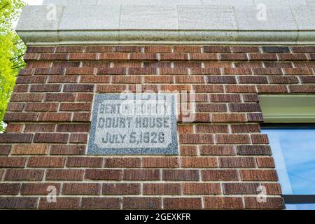 The Benton County Courthouse was built in 1926 at Prosser, Washington, USA Stock Photo