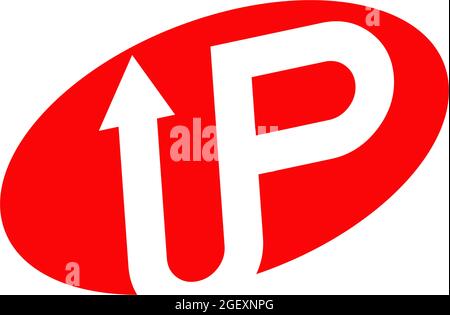 Up text  logo design template Stock Vector