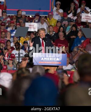 Cullman, Alabama, USA. 21st Aug, 2021. Former President Donald Trump ...
