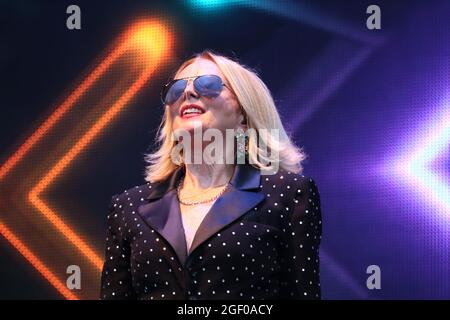 Non Exclusive: Clare Grogan, Altered Images, Rewind Festival South, Henley-On-Thames, UK, 21 August 2021, Photo by Richard Goldschmidt Stock Photo