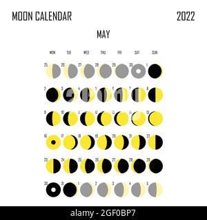 2024 Moon calendar. Astrological calendar design. planner. Place for  stickers. Month cycle planner mockup. Isolated black and white background  Stock Vector Image & Art - Alamy