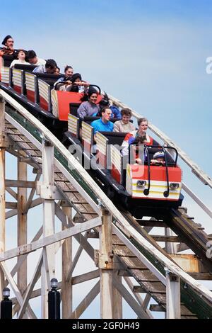 Wooden roller coasters blackpool hi res stock photography and