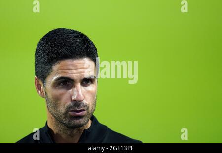 File photo dated 13-08-2021 of Arsenal manager Mikel Arteta. Issue date: Sunday August 22, 2021. Stock Photo