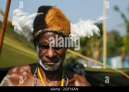 Api Asmat An Asmat man, photographed when he attended the Asmat Festival in Ancol ...