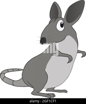 Cartoon Illustration of Funny Rat Character Stock Photo - Alamy