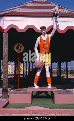 Old Pro Golf, basketball player, Ocean City, Maryland, 1986 Stock Photo