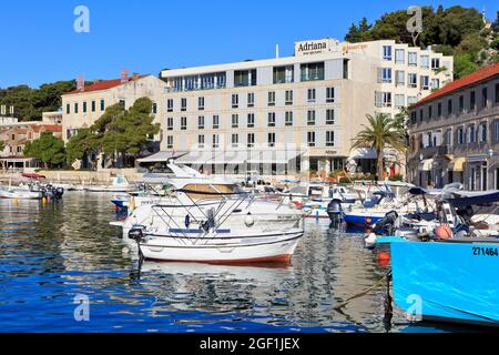 The 4-star Adriana Hvar Spa Hotel in Hvar, Croatia Stock Photo