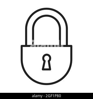 Lock and unlocked vector icons security padlock, password, privacy symbol for graphic design, logo, website, social media, mobile, UI illustration Stock Vector
