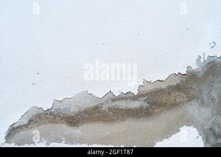 Old peeling wall paint background Stock Photo