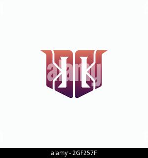 CC Logo Esport Gaming Initial with a unique color design vector template. white background. e-sport letter logo design concept template Stock Vector