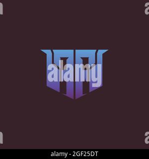 stock logo based on double F, simple modern. can be used as a sports or esport logo, clothing logo or other purposes. e-sport letter logo design conce Stock Vector