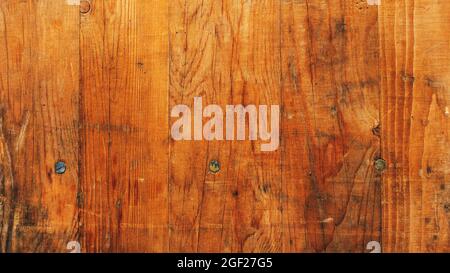 Rustic oak wood surface as background, weathered texture for backdrop Stock Photo