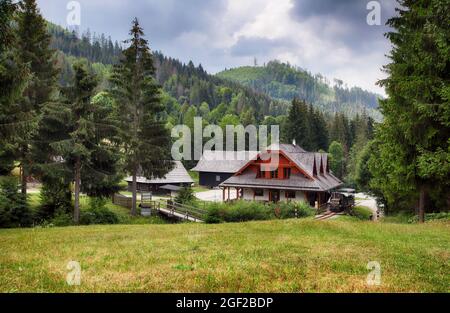 Historical old house from 19th century Stock Photo