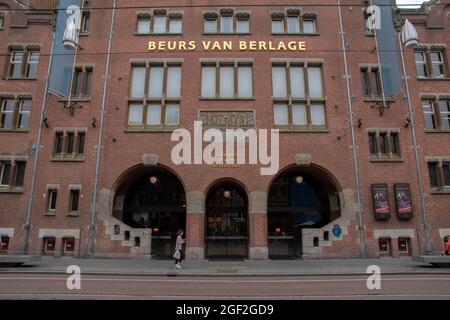 Beurs Van Berlage At The At Amsterdam The Netherlands 16-8-2021 Stock Photo