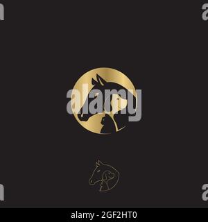 Pets care logo vector template Stock Vector