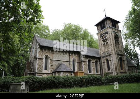 St Pancras Old Church in North London Stock Photo