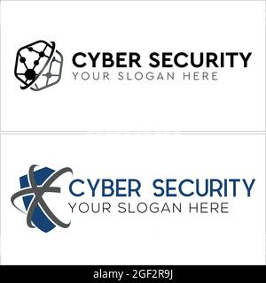 Security System Business Brochure. Cyber Secure Vector Posters With 