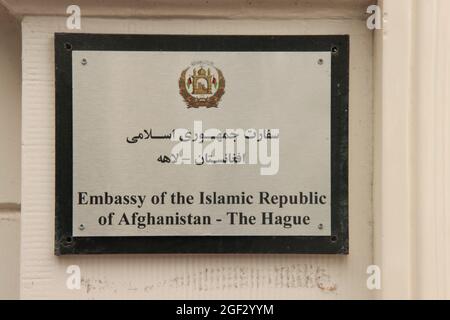 Embassy of islamic Republic of Aghanistan with consular section and Chanhery in the Amaliastreet in the Hague the Netherlands Stock Photo