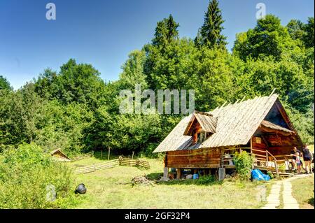 Niedzica, Southern Poland, HDR Image Stock Photo