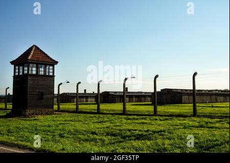 Auschwitz concentration camp, Poland 2016 Stock Photo