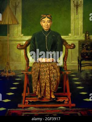Pangeran Adipati Soejono 1943 by Anton Abraham van Anrooy 1870-1949  Dutch, The Netherlands. ( Pangeran Adipati Soejono (Tulungagung, Dutch East Indies, March 31, 1886 – London, United Kingdom, January 5, 1943) was a Dutch politician and the only Indonesian minister who has ever taken part in a meeting of the Dutch cabinet, and was the first Muslim to serve in a ministerial capacity in the Netherlands. ) Stock Photo