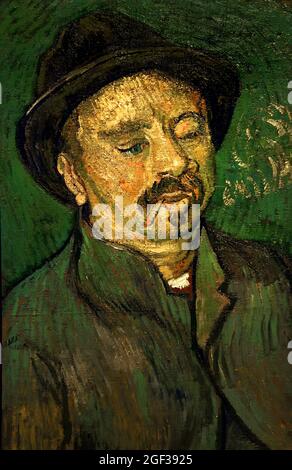 Portrait of a man with one eye 1887 Vincent van Gogh 1853-1890 Dutch the Netherlands Stock Photo