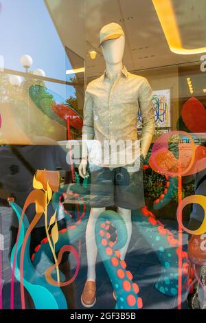 Nice, France, LVMH, Louis Vuitton Luxury clothing Shop Window Display,  detail, fashion designer Stock Photo - Alamy