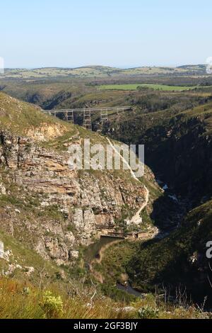 Van Stadens river gorge near Gqeberha, South Africa Stock Photo