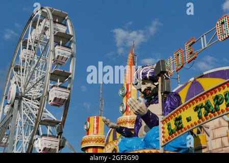 Amusement Park in Old Orchard Beach Maine Stock Photo