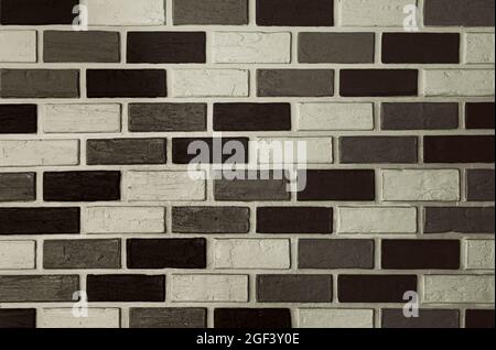 Brick wall. White brick background. White stone texture Stock Photo