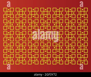 red vector with pattern box, red background illustration with gradient, the background can be used a template, certificate, book, web, and more Stock Vector