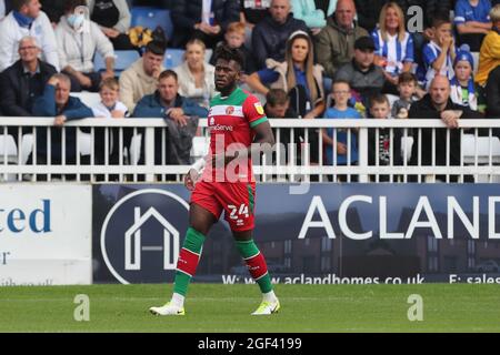 HARTLEPOOL, UK. AUGUST 21ST Rollin Menayese of Walsall during the Sky Bet League 2 match between Hartlepool United and Walsall at Victoria Park, Hartlepool on Saturday 21st August 2021. (Credit: Mark Fletcher | MI News) Credit: MI News & Sport /Alamy Live News Stock Photo