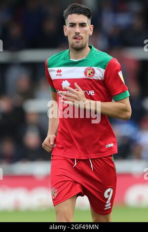 HARTLEPOOL, UK. AUGUST 21ST Conor Wilkinson of Walsall during the Sky Bet League 2 match between Hartlepool United and Walsall at Victoria Park, Hartlepool on Saturday 21st August 2021. (Credit: Mark Fletcher | MI News) Credit: MI News & Sport /Alamy Live News Stock Photo