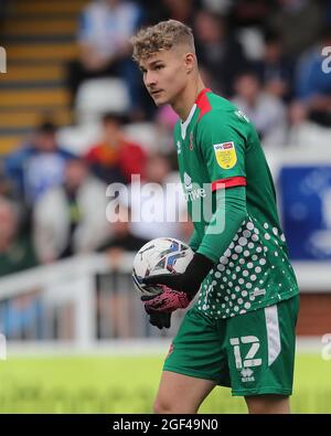 HARTLEPOOL, UK. AUGUST 21ST Carl Rushworth of Walsall during the Sky Bet League 2 match between Hartlepool United and Walsall at Victoria Park, Hartlepool on Saturday 21st August 2021. (Credit: Mark Fletcher | MI News) Credit: MI News & Sport /Alamy Live News Stock Photo