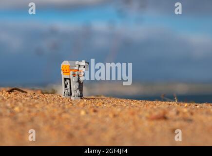 Lego star wars micro at at walker Stock Photo