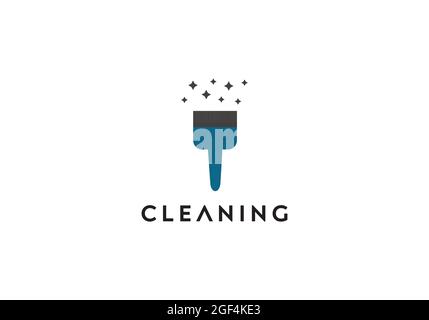 Window cleaning icon and logo design template. Stock Vector