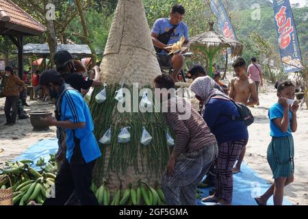 acculturation, art and culture, asia, attraction, beautiful, celebrate, celebration, central java, ceremony, colorful, crowded, crowded people, culina Stock Photo