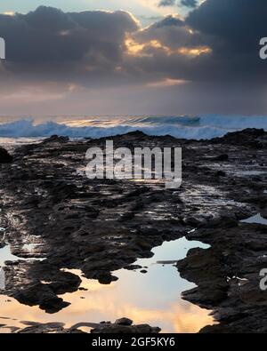 Early Morning Rocks Stock Photo