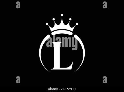 vintage crown logo and letter L symbol. Modern luxury brand element sign.  Vector Stock Vector Image & Art - Alamy
