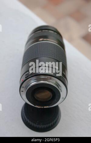 Canon Ultrasonic 75 300mm Lens Stock Photo Alamy