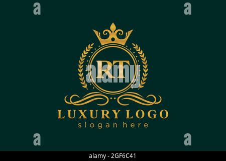 Royal Crown Rj Logo Icon, Feminine Luxury Rj jr Logo Letter Vector 24484373  Vector Art at Vecteezy