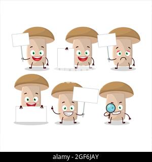 Honey fungus cartoon character bring the flags of various countries