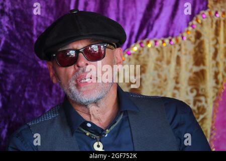 Garry Christian of The Christians performed live on stage at the Rewind South 80s Music Festival in Henley-on-Thames, UK Stock Photo