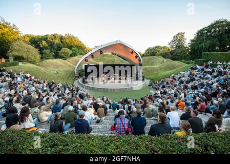 Timbujtu Rapper Malmoe, Sweden. 21st, August 2021. The Swedish rapper and reggae singer ...
